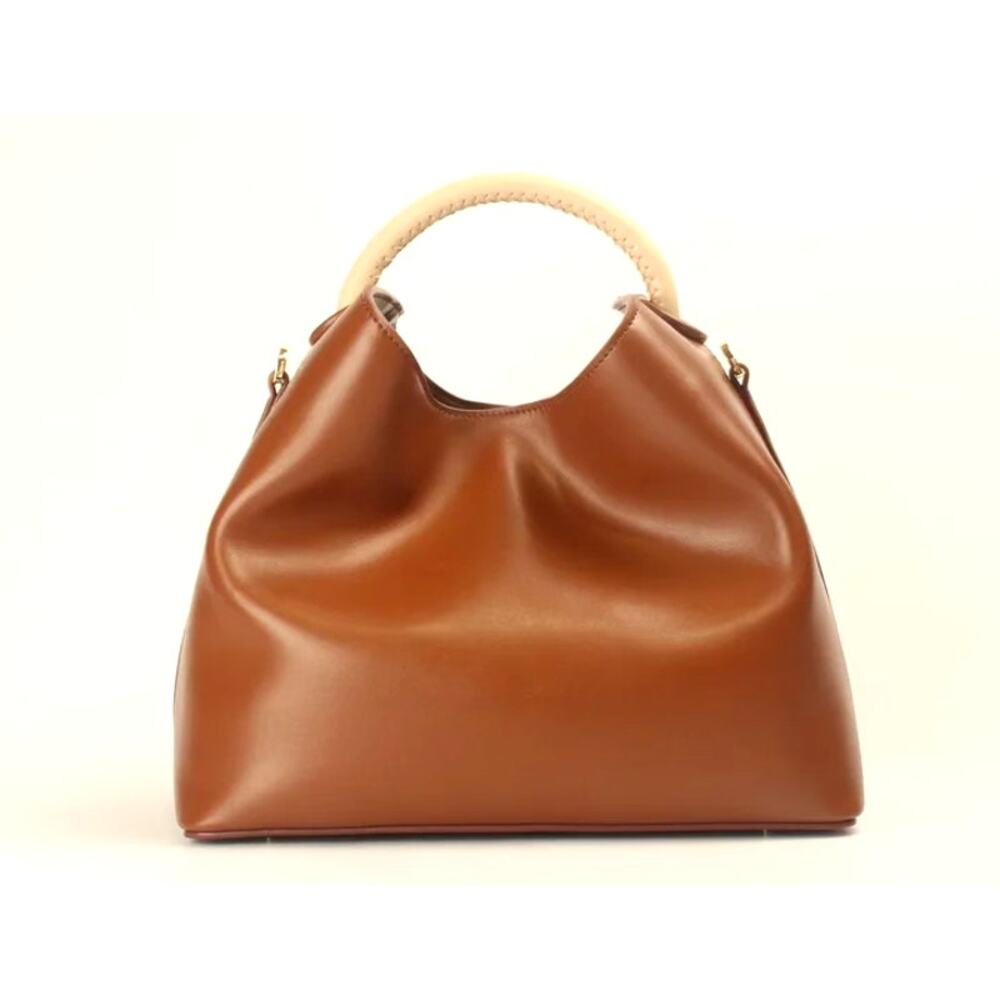 Elleme Brown Madeleine leather Structured Bag